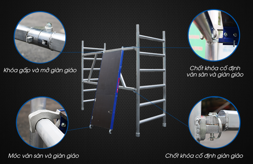 Thang giàn giáo lớn Nikawa JSJ-6 1 Thang giàn giáo lớn Nikawa JSJ-6